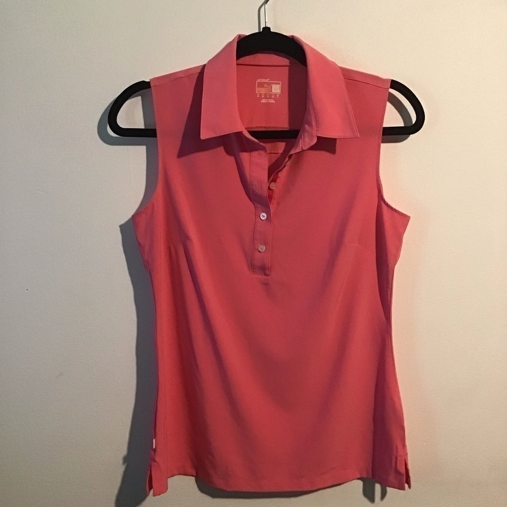 𝅺puma Woman Golf sleeveless Polo Shirt - Picture 2 of 16